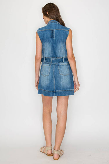SUMMER DENIM MINI DRESS 3157DIA